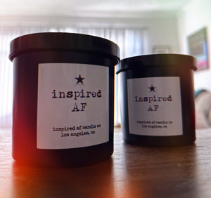 Inspired AF Candle Collection